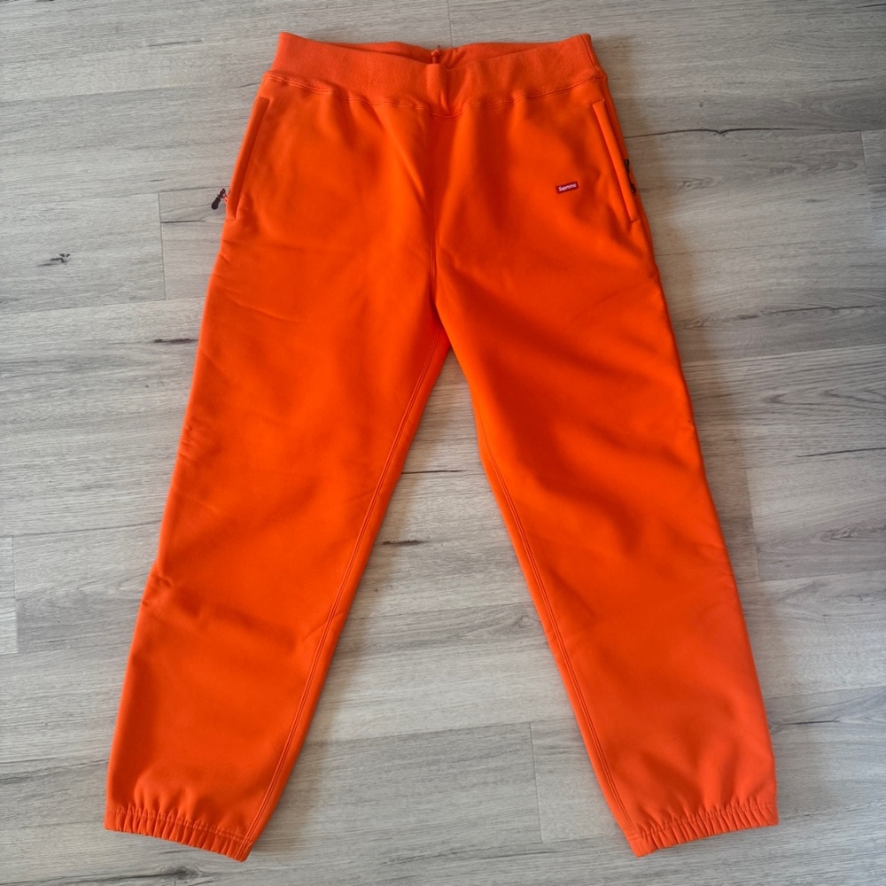 SUPREME Orange Windstopper Sweatpants Size Mens Medium